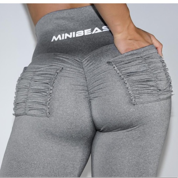 Mini Beast Squat Proof High Waist Scrunch Legging - Picture 2 of 6